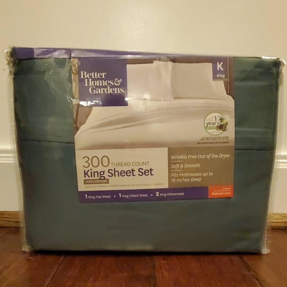 King size sheet set